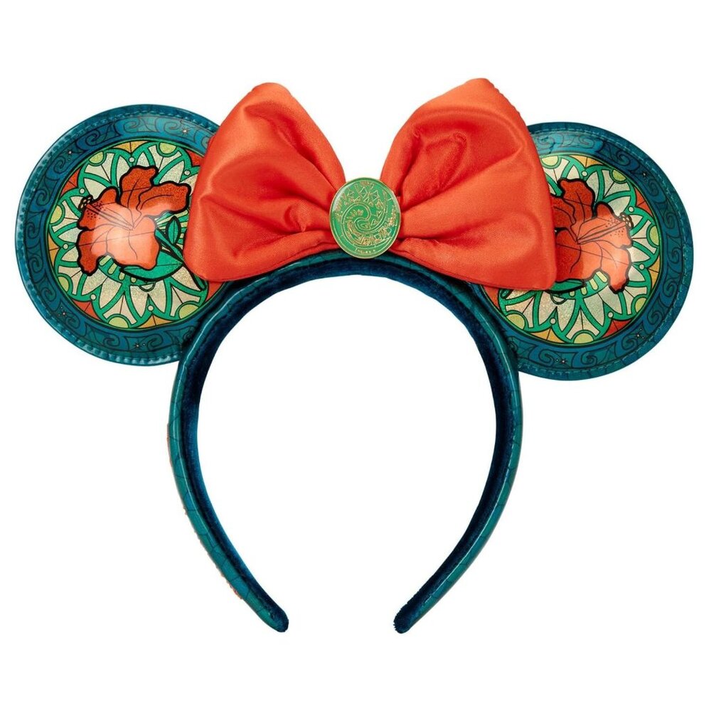Loungefly Disney Princess Stained Glass Collection Moana Ears NWT